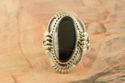 Genuine White Lightening Sterling Silver Ring